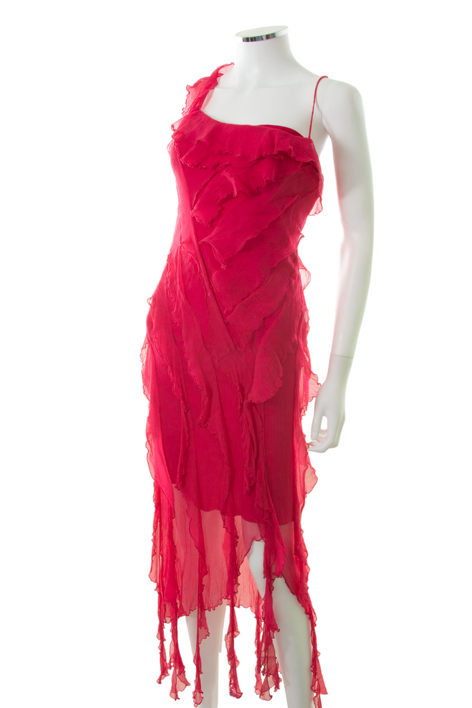 Renato Nucci Silk Asymmetrical Dress - irvrsbl