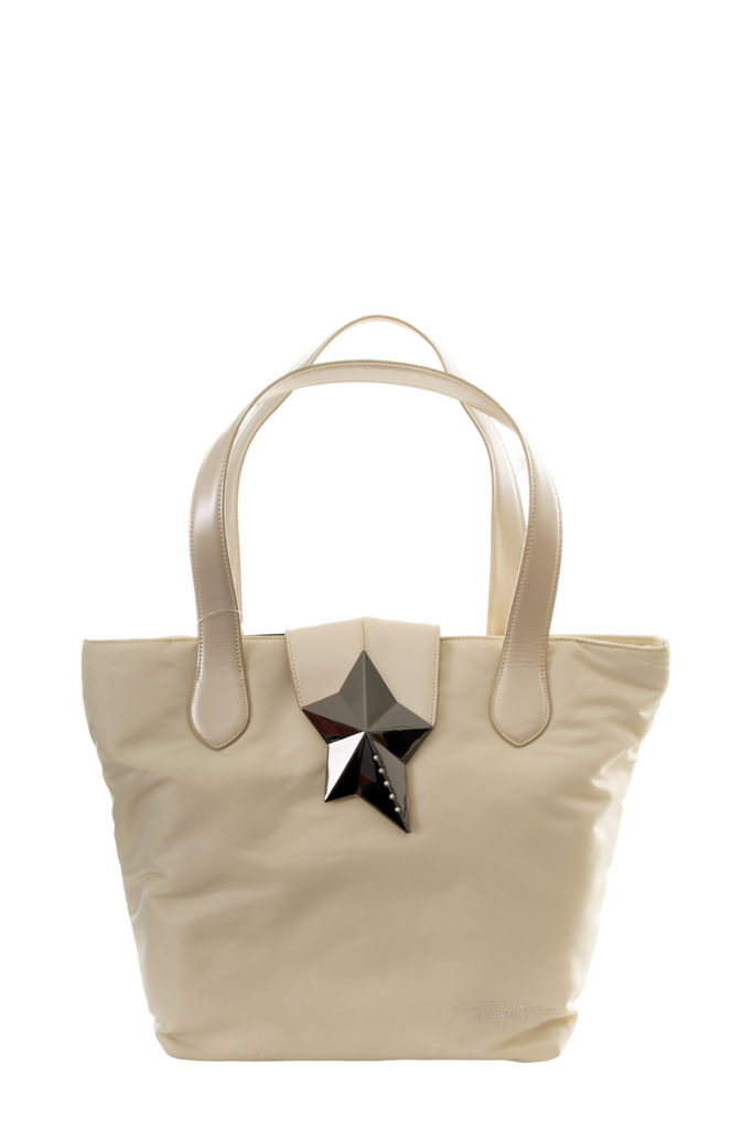 Thierry Mugler Cream Star Bag - irvrsbl