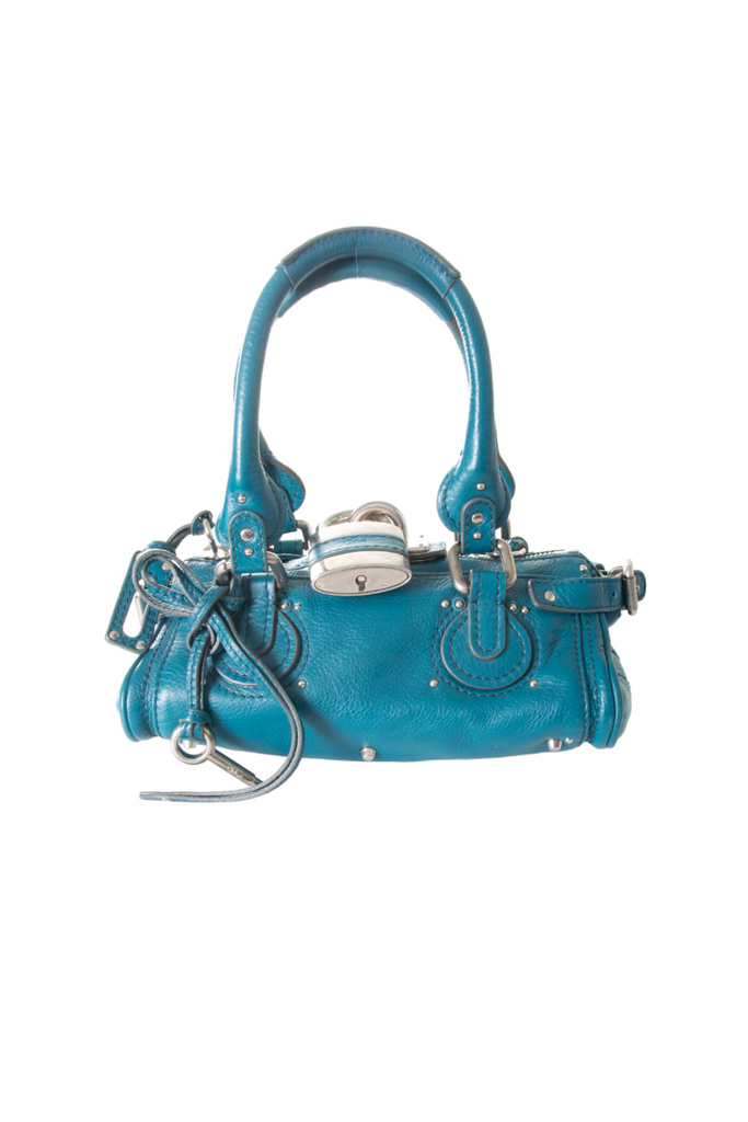Chloe Mini Paddington Bag in Blue - irvrsbl