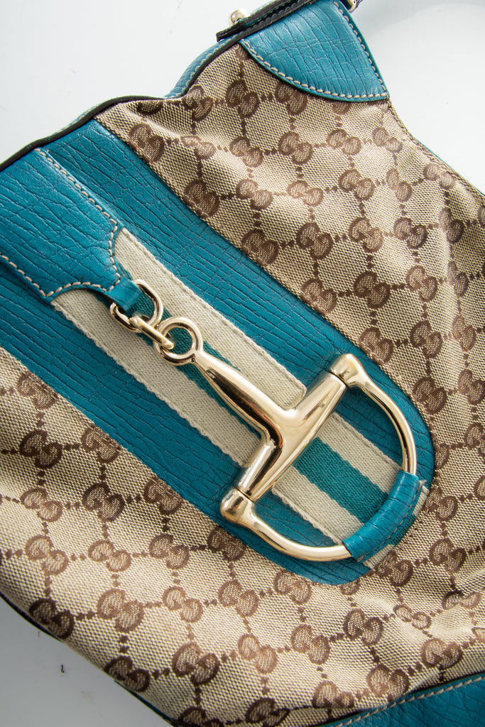 Gucci Horsebit Monogram Bag - irvrsbl