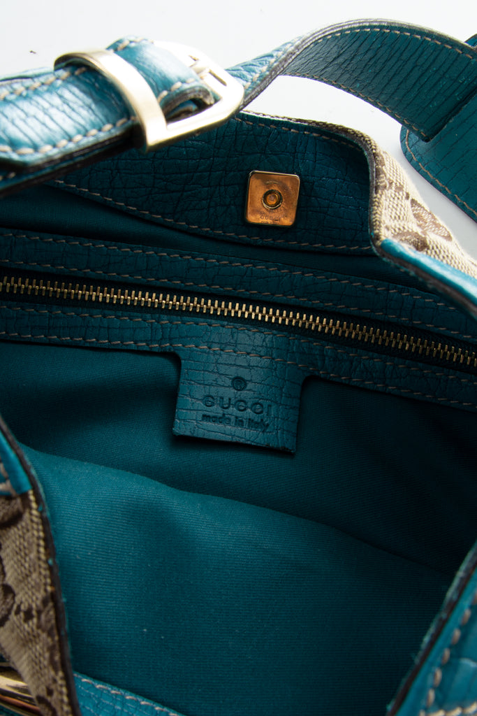 Gucci Horsebit Monogram Bag - irvrsbl