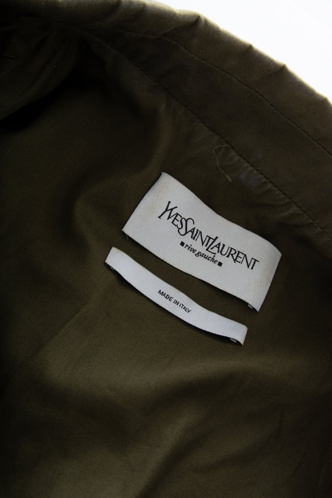 Yves Saint Laurent Khaki Jacket - irvrsbl