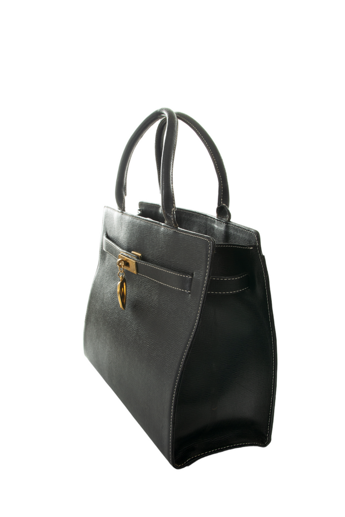 Moschino Black Briefcase Bag - irvrsbl