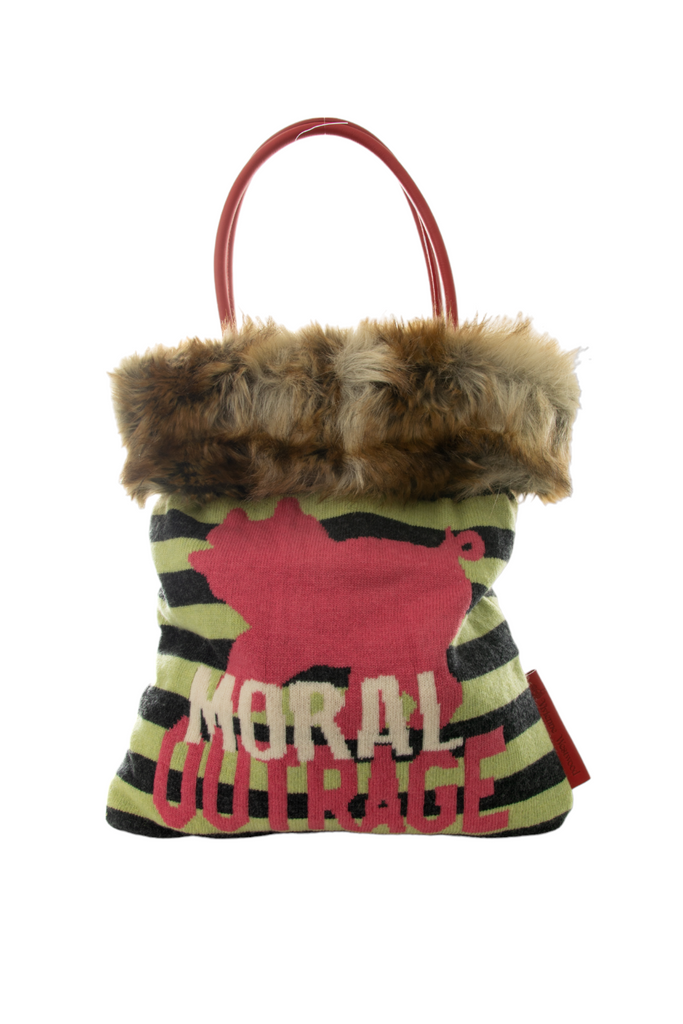 Vivienne Westwood Moral Outrage Fur Bag - irvrsbl