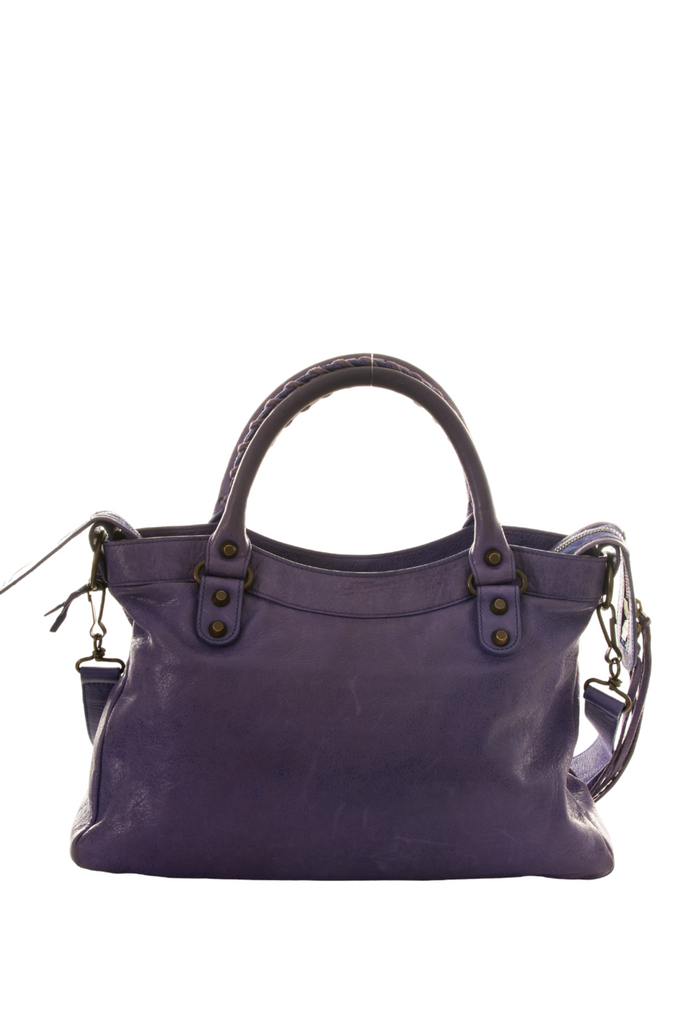 Balenciaga The Town Bag in Purple - irvrsbl