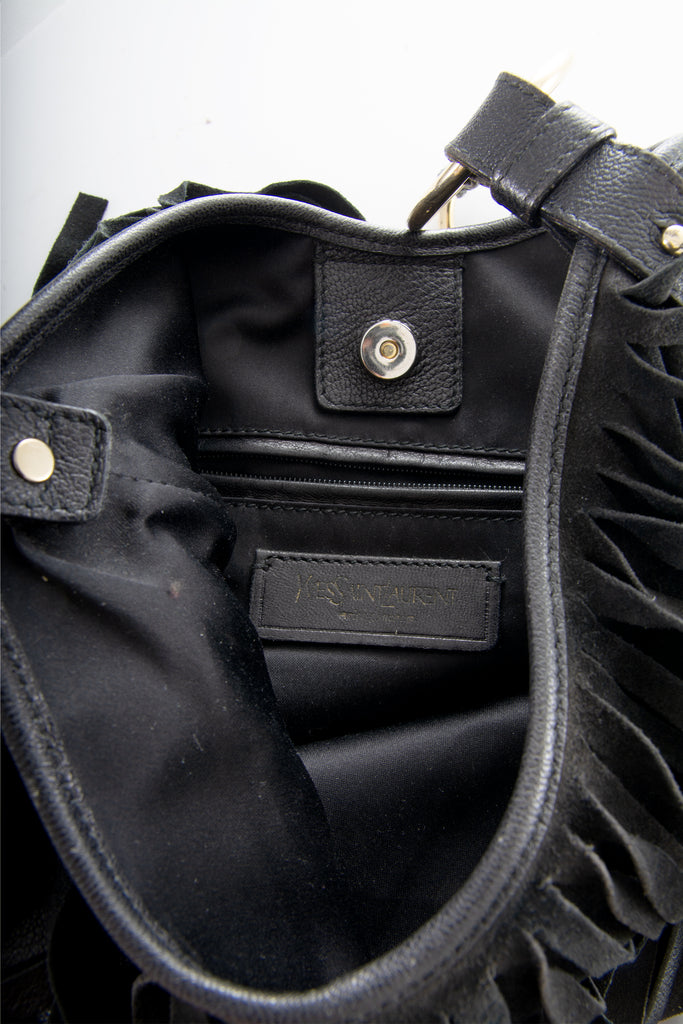 Yves Saint Laurent Suede Fringe Bag - irvrsbl