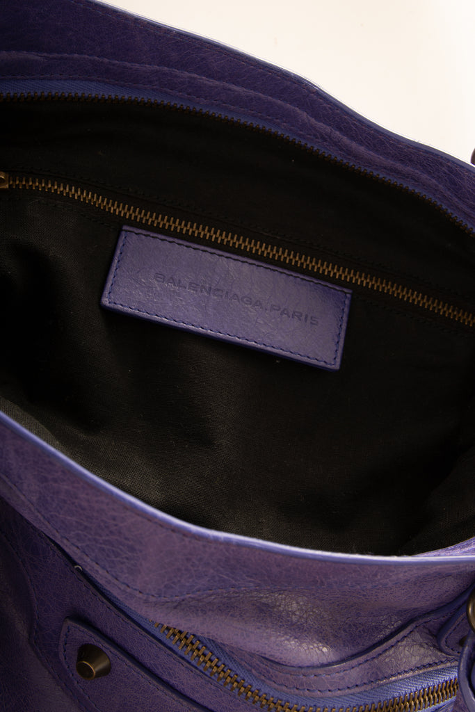 Balenciaga The Town Bag in Purple - irvrsbl
