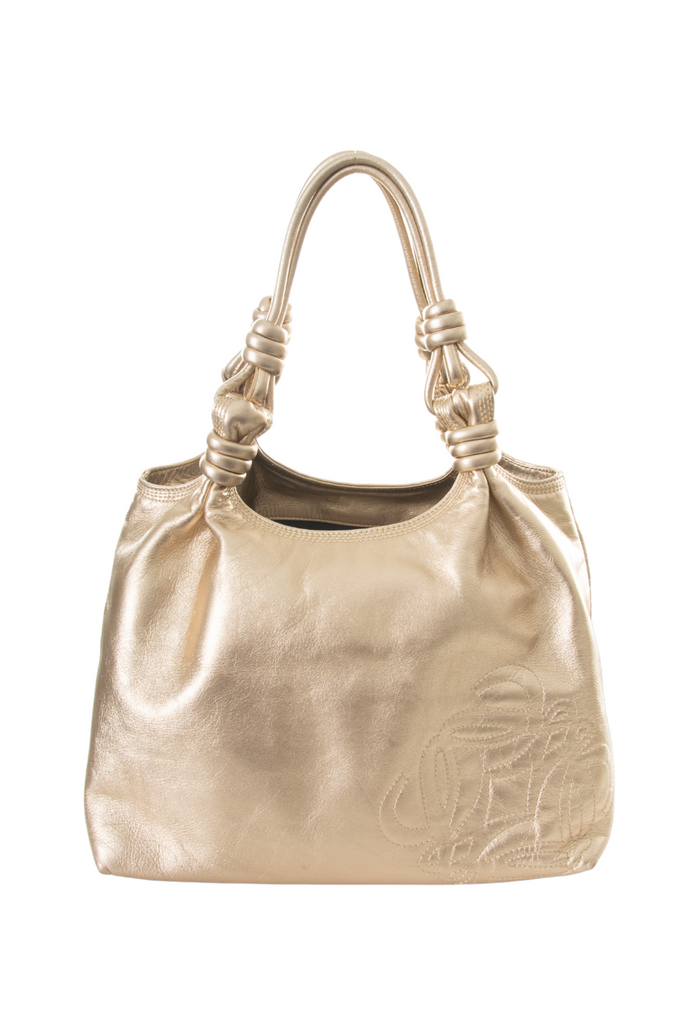 Loewe Anagram Bag in Gold - irvrsbl
