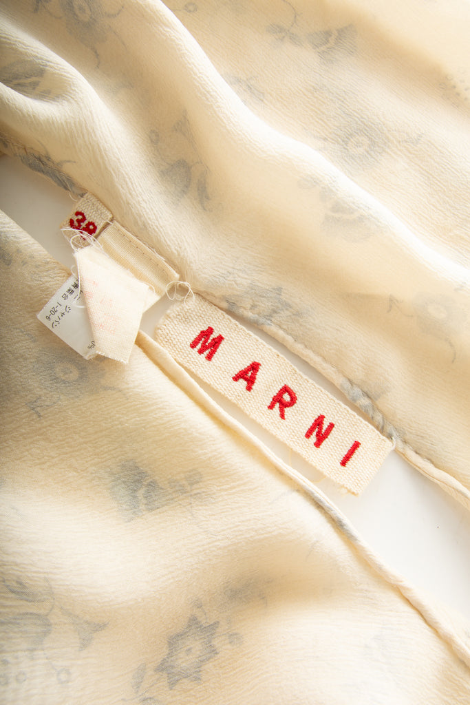 Marni Floaty Top in Cream - irvrsbl