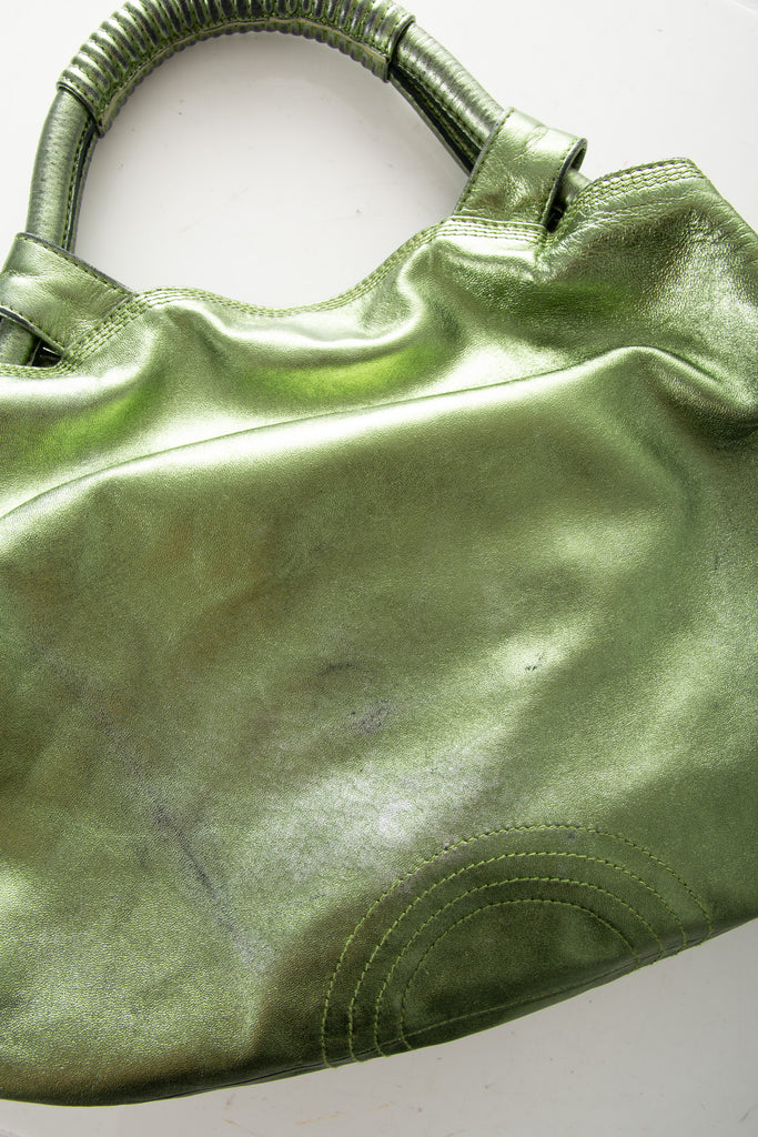 Loewe Anagram Bag in Green - irvrsbl