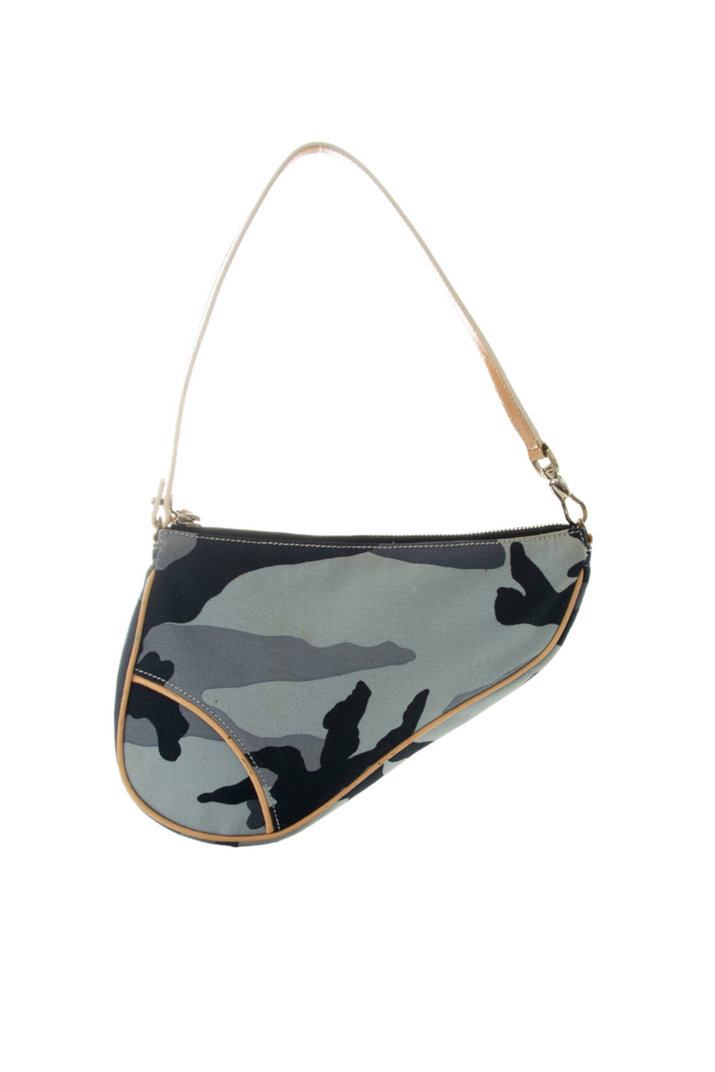 Camo dior saddle bag sale