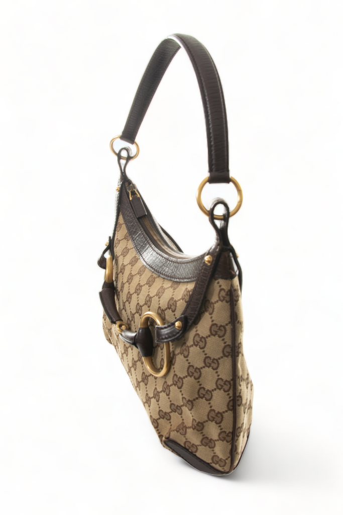 Gucci Monogram Horsebit Bag - irvrsbl