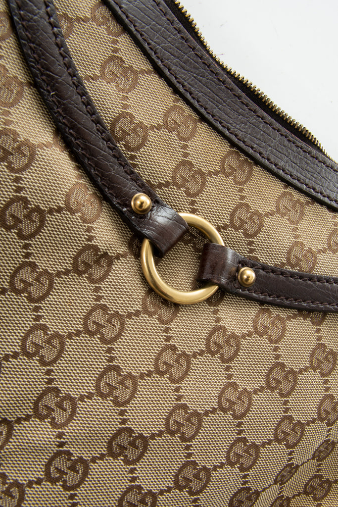 Gucci Monogram Horsebit Bag - irvrsbl