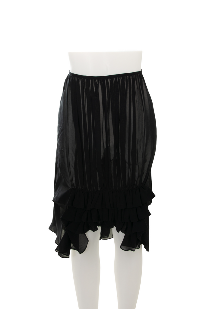 Jean Paul Gaultier Sheer Ruffle Skirt - irvrsbl