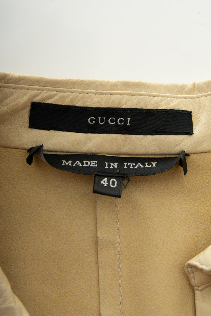 Gucci Minimal Leather Jacket - irvrsbl