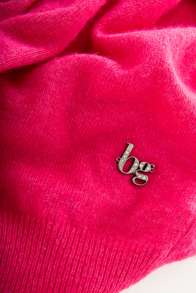 Blumarine Pink Fur Collar Cardigan - irvrsbl