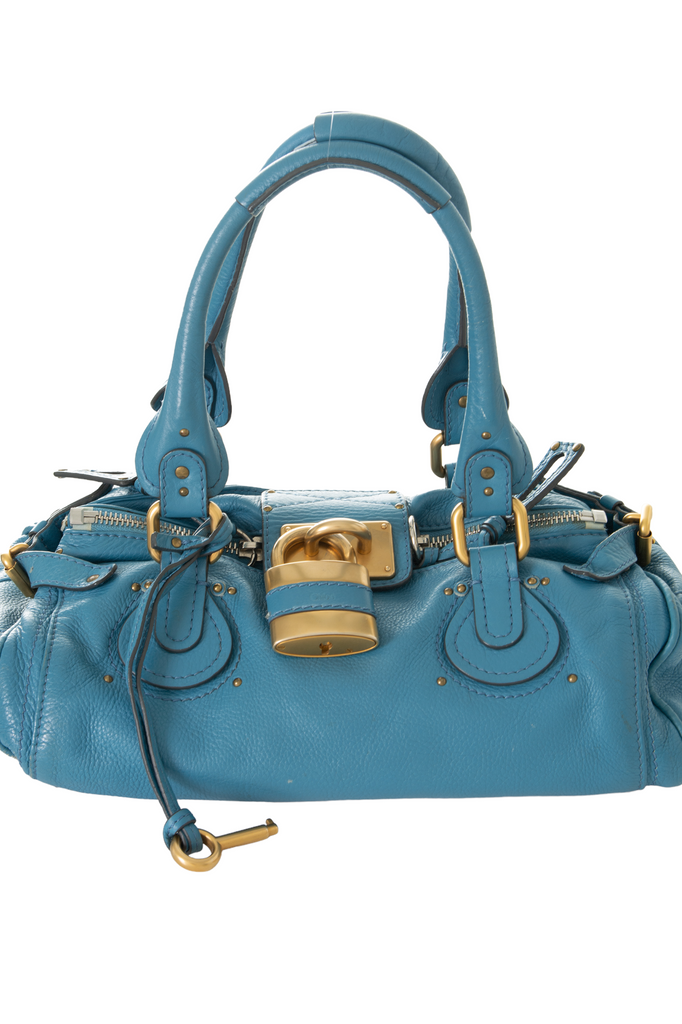 Chloe Paddington Bag in Blue - irvrsbl