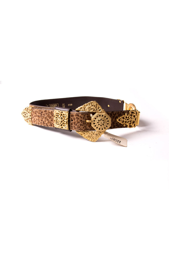 Versace Leopard Belt - irvrsbl
