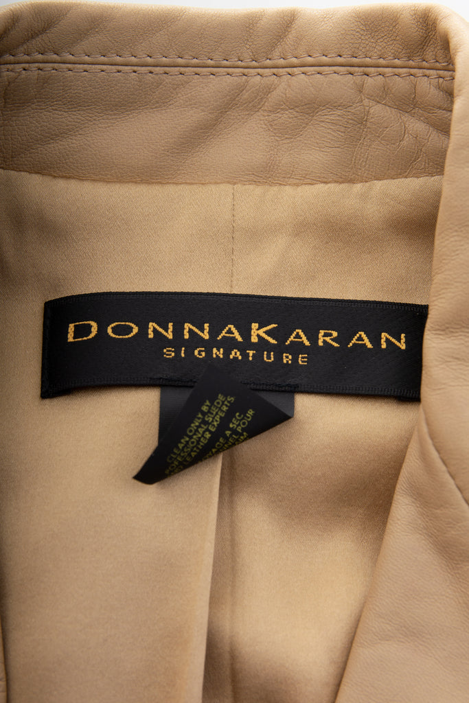 Donna Karan Leather Blazer - irvrsbl