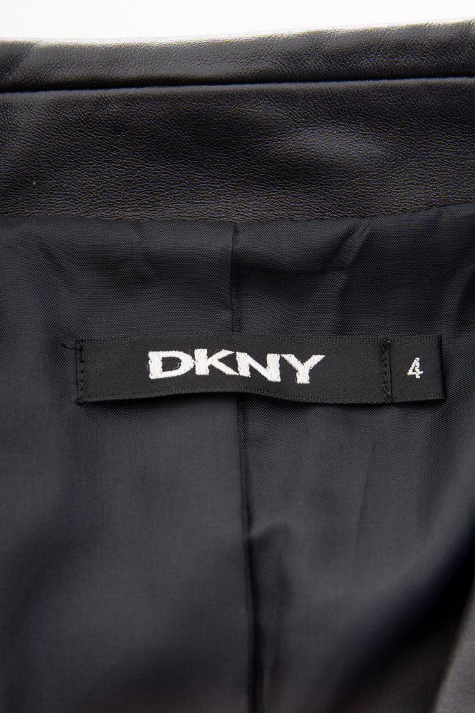 DKNY Leather Blazer - irvrsbl