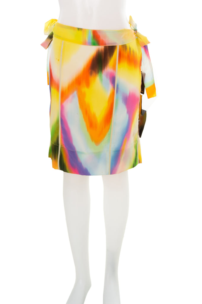 Fendi Abstract Silk Skirt - irvrsbl