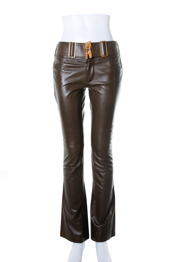 Gucci Tom Ford Leather Pants - irvrsbl