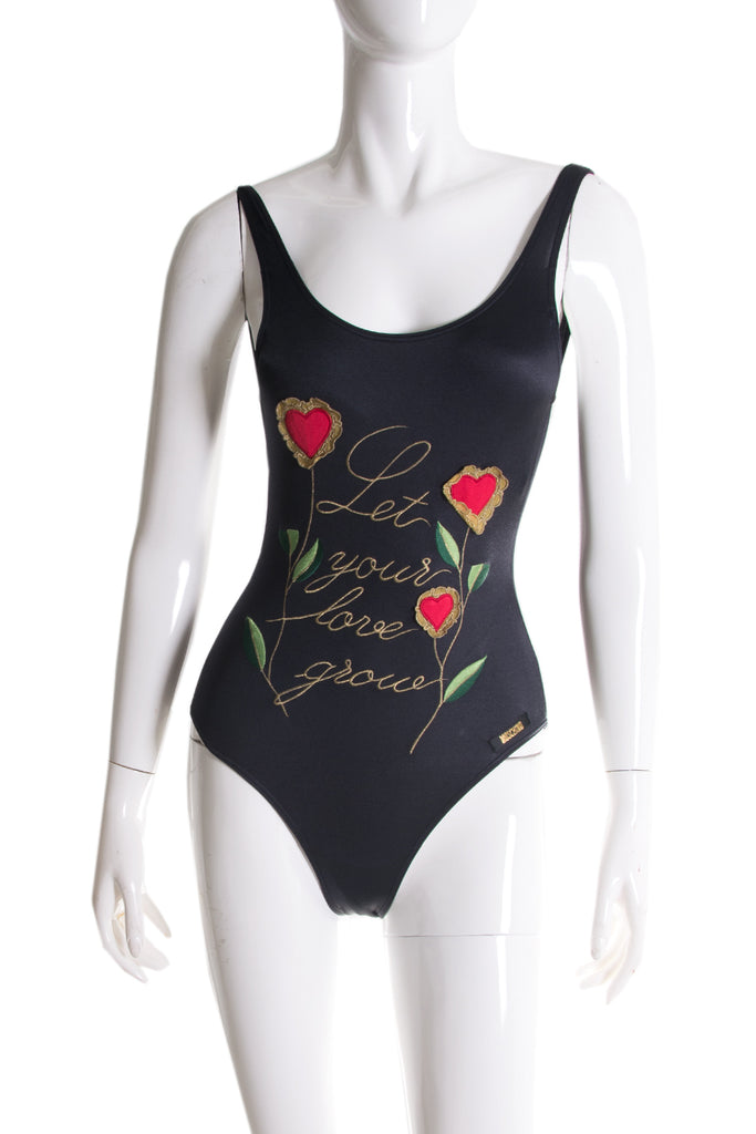 Moschino 'Let Your Love Grow' Swimsuit - irvrsbl