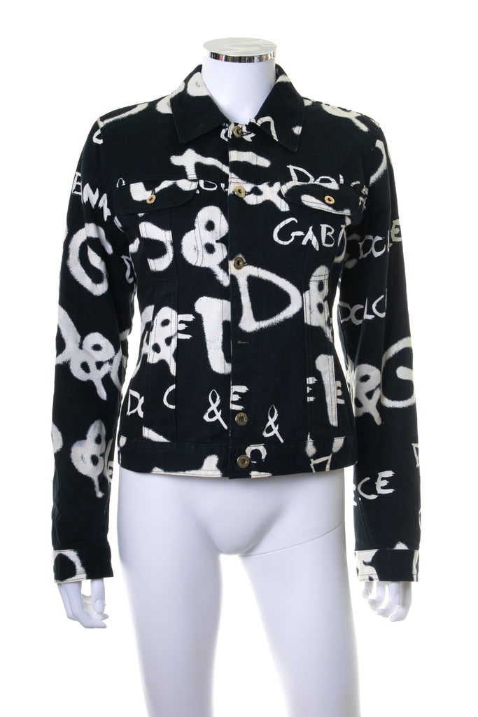Dolce and Gabbana Spellout Jacket - irvrsbl