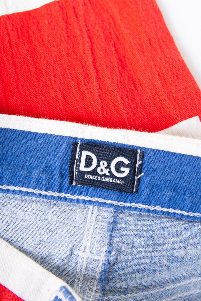 Dolce and Gabbana Union Jack Jeans - irvrsbl