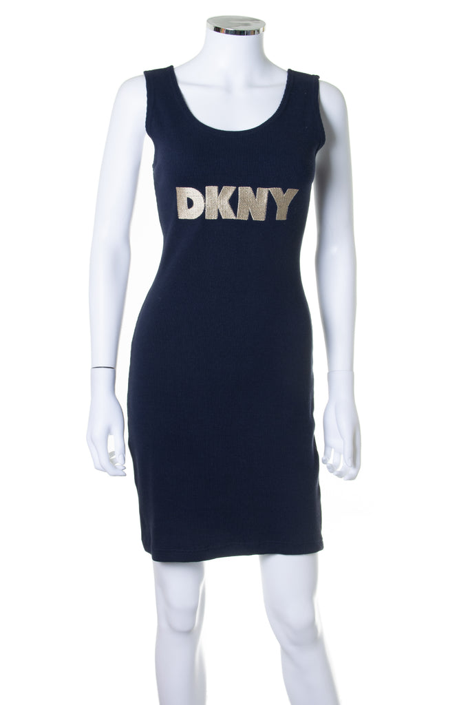 DKNY Embroidered Tank dress - irvrsbl