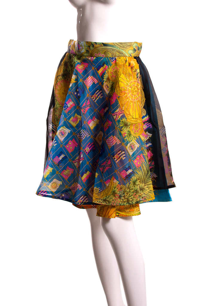 Versace Silk Layered Skirt - irvrsbl