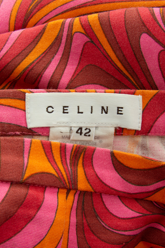 Celine Swirl Print Skirt - irvrsbl