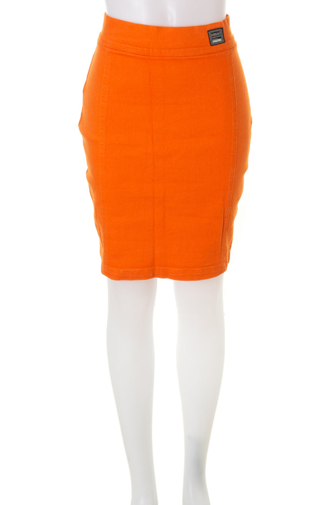 Versace Orange Skirt - irvrsbl