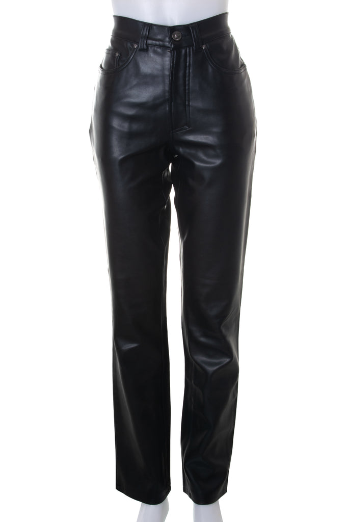 Versace Faux Leather Pants - irvrsbl