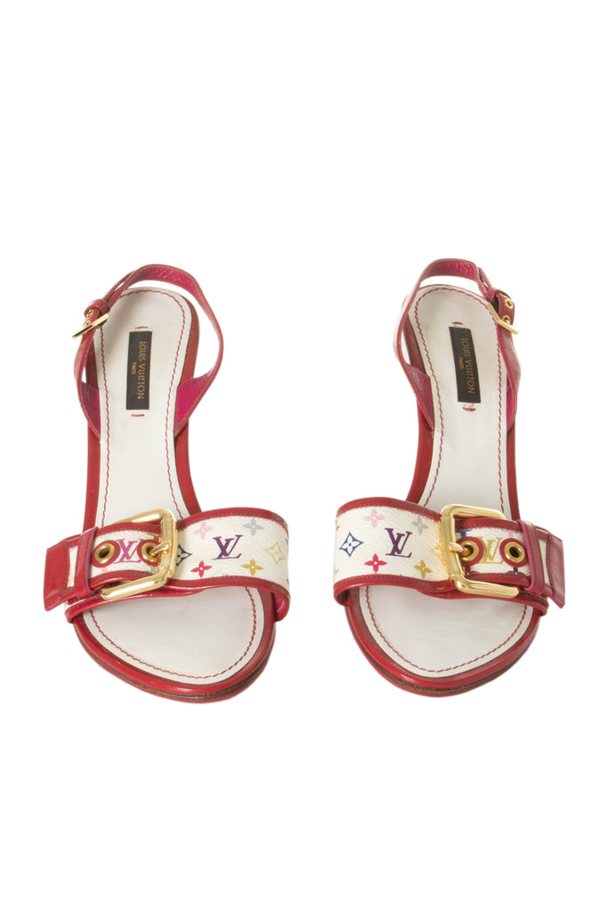 Louis Vuitton Multicolore Monogram Heels 37 - irvrsbl