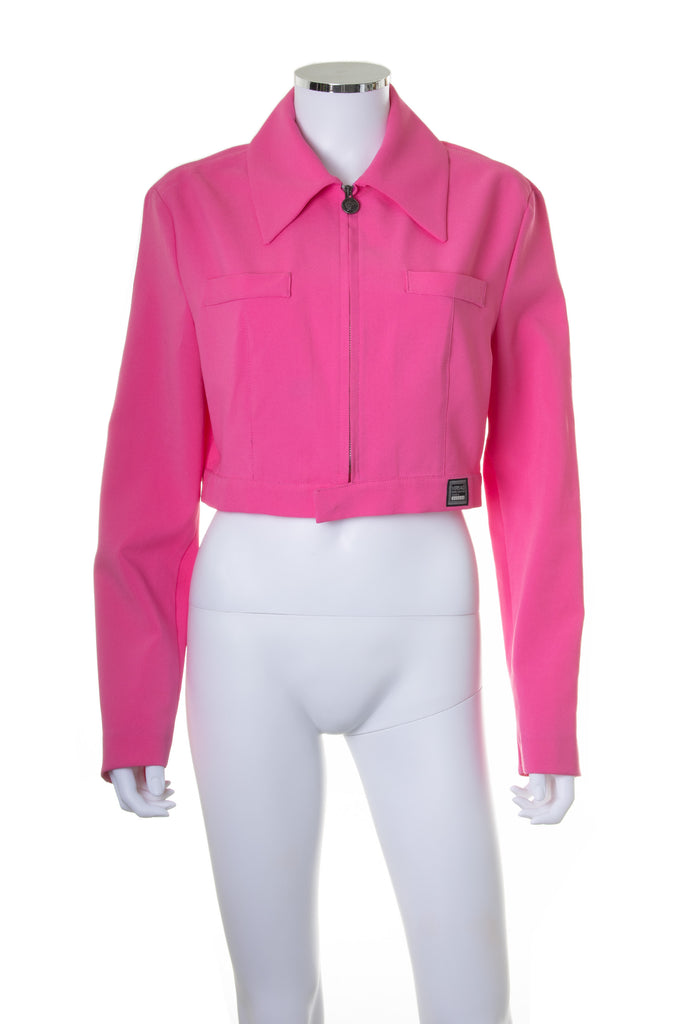 Versace Cropped Pink Jacket - irvrsbl
