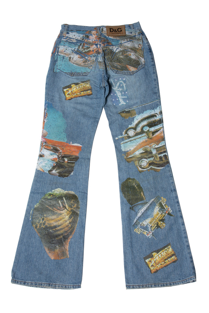 Dolce and Gabbana Printed Jeans - irvrsbl