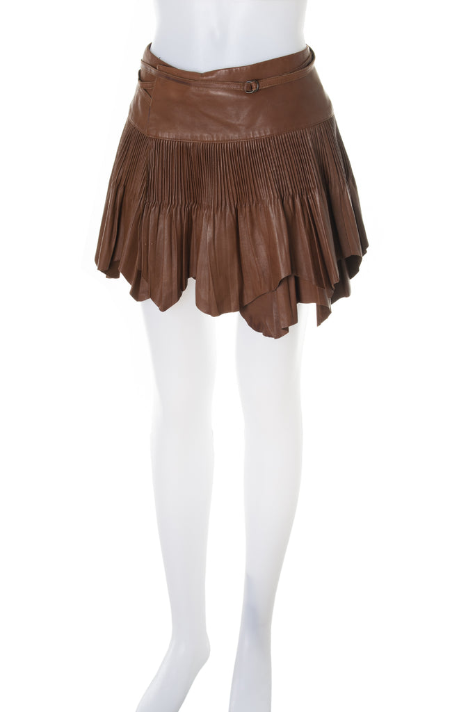 Jean Paul Gaultier Leather Skirt - irvrsbl