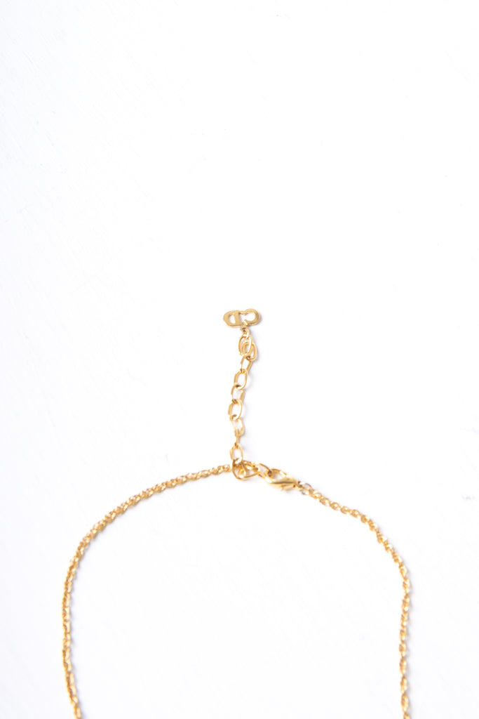 Christian Dior Logo Necklace - irvrsbl