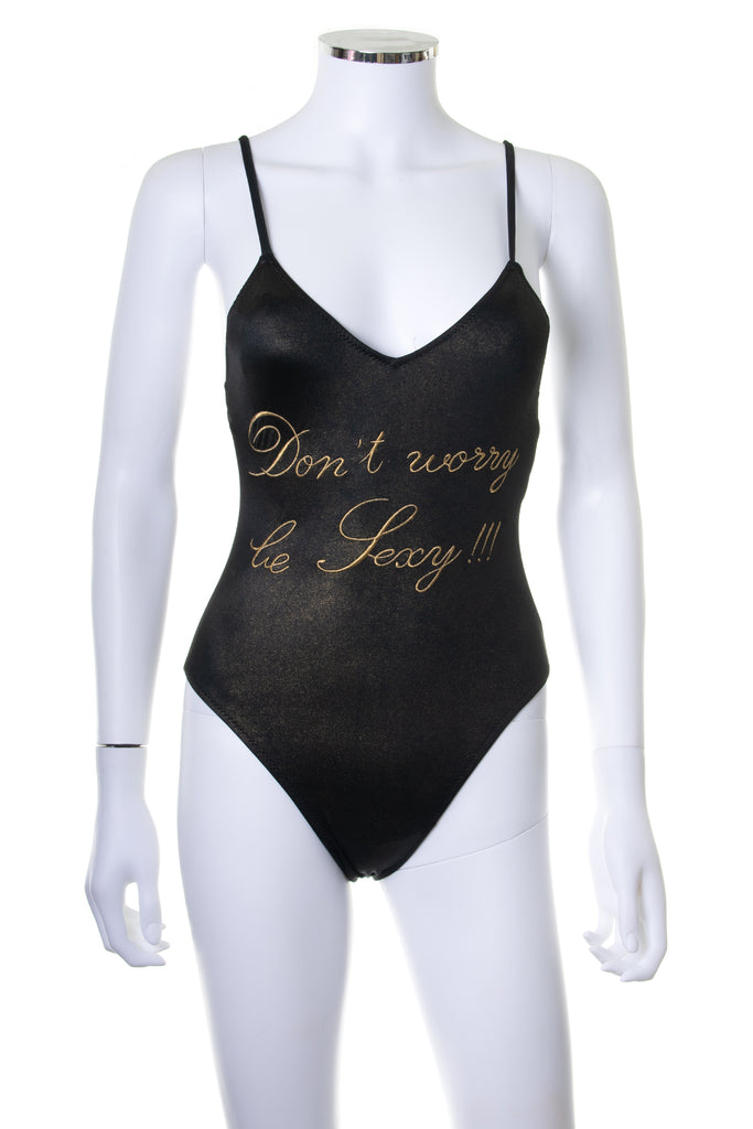 Moschino Don't Worry Be Sexy Swimsuit - irvrsbl