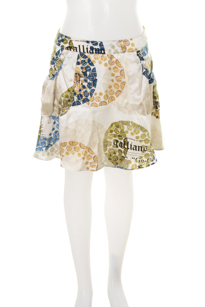 John Galliano Silk Skirt - irvrsbl