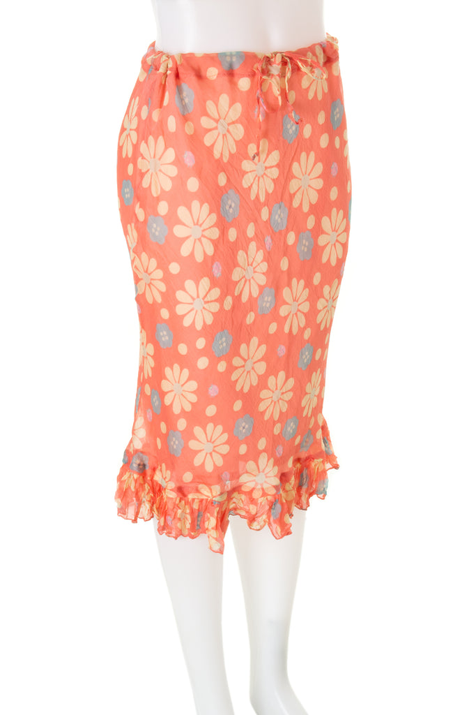 Fendi Floral Silk Skirt - irvrsbl