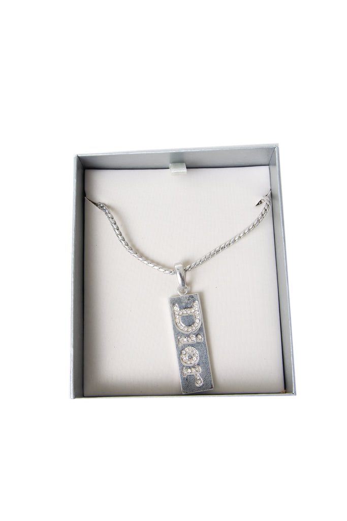 Christian Dior Swarovski Pendant Necklace - irvrsbl