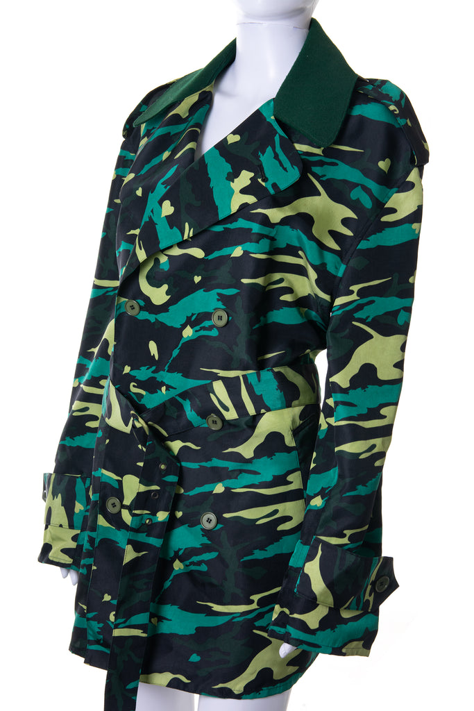 Jean Paul Gaultier Camouflage Trench Coat - irvrsbl