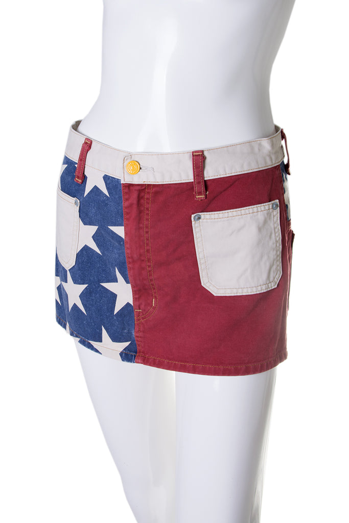 Hysteric Glamour American Flag Denim Skirt - irvrsbl
