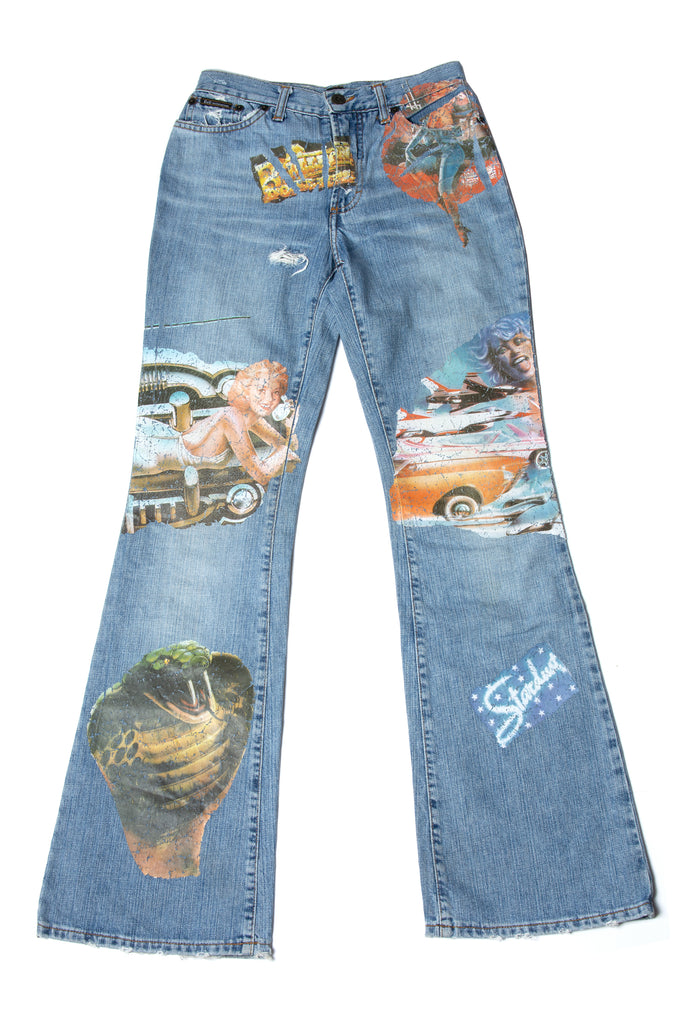 Dolce and Gabbana Printed Jeans - irvrsbl