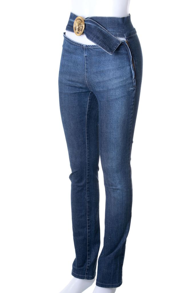 Versace Medusa Buckle Jeans - irvrsbl