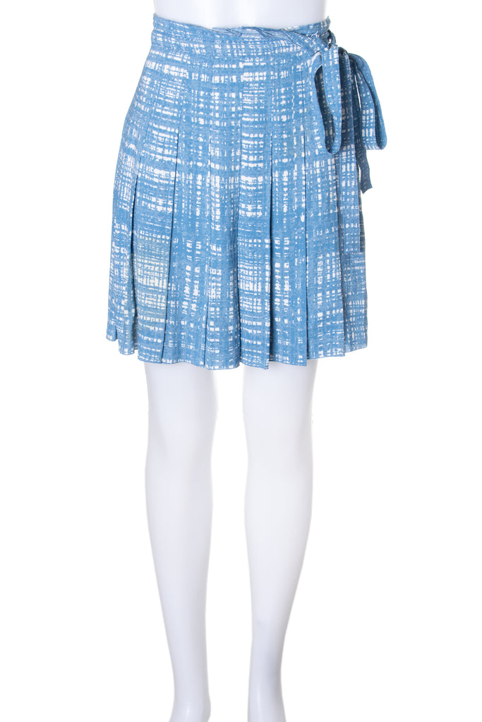 Prada 1996 Trompe L'Oeil Tweed Print Skirt - irvrsbl