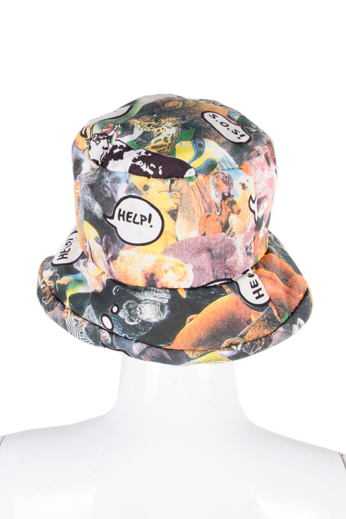 Moschino Animal Printed Bucket Hat - irvrsbl