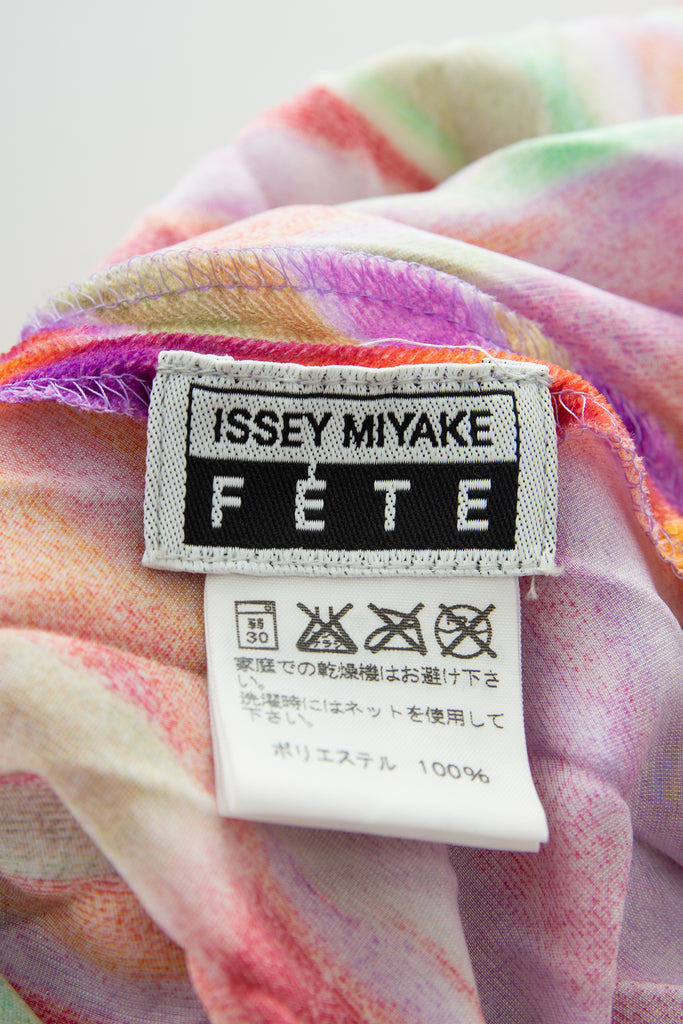Issey Miyake Velvet Pleated Skirt - irvrsbl